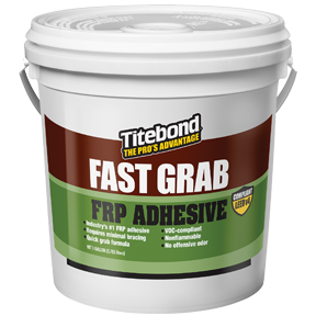 Titebond GREENchoice Fast Grab FRP Construction Adhesive 1 Gallon Brown (1 Gallon, Brown)