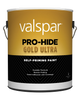 Valspar® Pro-Hide® Gold Ultra Exterior Self-Priming Paint 	Flat 1 Gallon Super One Coat White (1 Gallon, Super One Coat White)