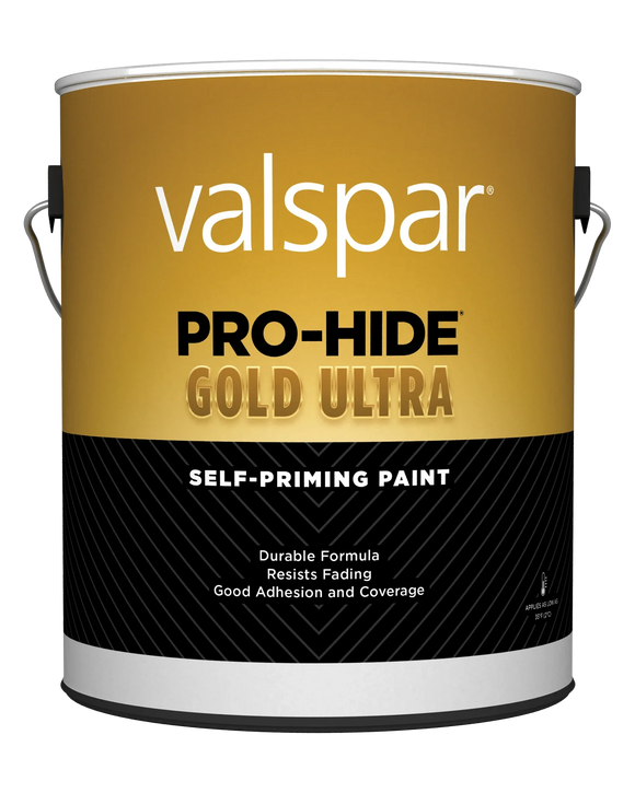 Valspar® Pro-Hide® Gold Ultra Exterior Self-Priming Paint Flat 1 Gallon Pastel Base (1 Gallon, Pastel Base)