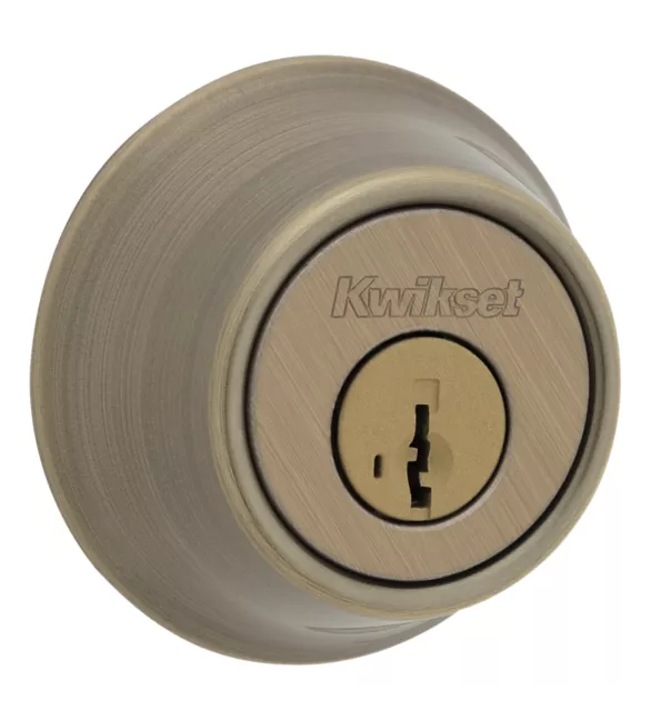 Kwikset 660 Single Cylinder Deadbolt Keyed One Side - Featuring ...