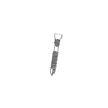 GRK Fasteners 16083 Composite Screw, Reverse Thread ~ #8 x 3 1/8