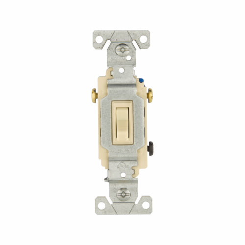 Eaton Cooper Wiring Toggle Switch, 15A, 120V Ivory (120V, Ivory)