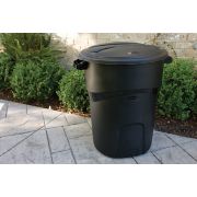 Rubbermaid Roughneck™ Non-Wheeled Trash Can, 32 Gallon Black (32 Gallon, Black)