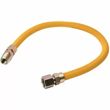 B & K Industries Gas Connect Yellow 1/2 OD, 1/2M X 1/2F, 48 Yellow (1/2