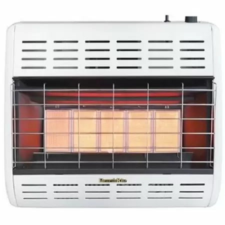Empire 30000 Btu Natural Gas Thermostat Radiant Vent-Free Heater, White (30000 Btu, White)