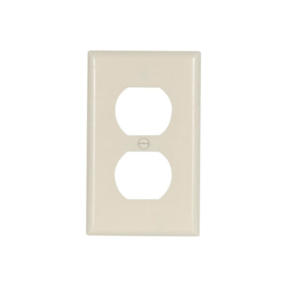 Cooper Wiring Devices 1 Gang Wallplate Receptacle Duplex (1 Gang, Almond)