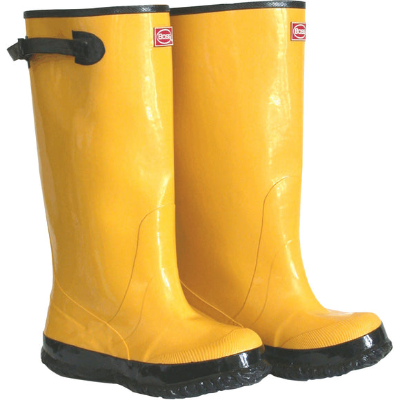 Boss® Over-The-Shoe Yellow Slush Heavy Duty Rubber Knee Boot (Size 12)