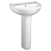 American Standard 24-Inch Evolution® 4-Inch Centerset Pedestal Sink Top and Leg Combination, White (24, White)