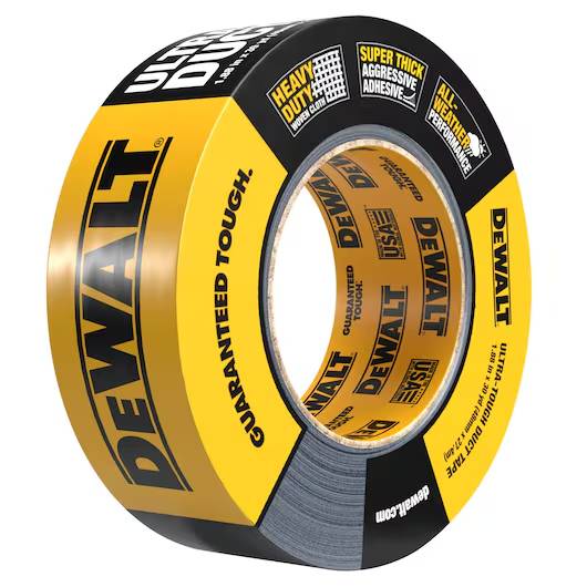 Dewalt DEWALT Ultra-Tough Black Duct Tape, Single Roll