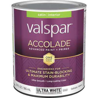 Valspar® Accolade® Interior Paint + Primer Semi-Gloss 5 Gallon Ultra White