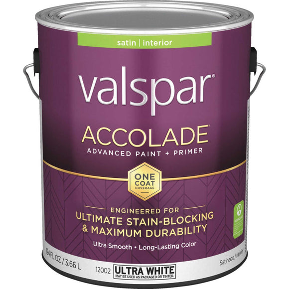 Valspar® Accolade® Interior Paint + Primer Satin 5 Gallon Ultra White