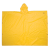 Custom Leathercraft Lightweight Pvc Rain Poncho Large (Large, Yellow)