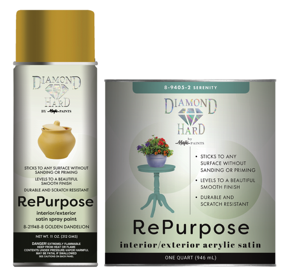 Majic Paints Diamondhard RePurpose 11 Oz. Olive