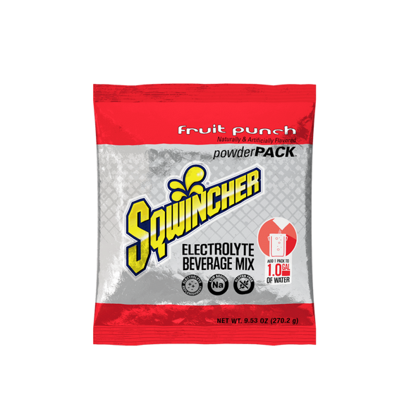 Sqwincher Fruit Punch Sports Energy Drink Powder Mix, 47.66 Oz. (47.66 oz., Fruit Punch)