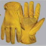 Boss Gloves Buckled Premium Cowhide Gloves, Small Yellow (Small, Yellow)