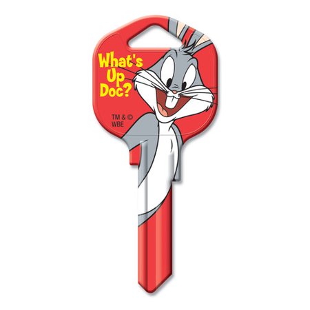 Hy-ko Products Bugs Bunny Kwikset KW1 House Key Looney Tunes (Pack of 5)