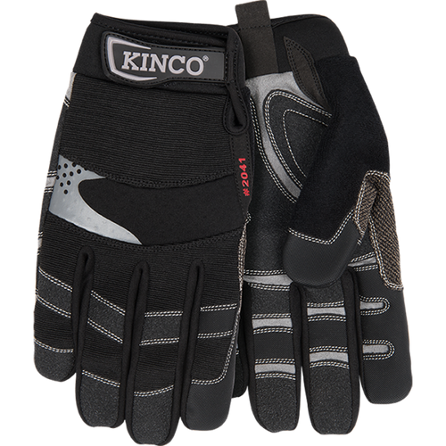 Kinco Kincopro™ General™ Synthetic With Pull-Strap Extra Large, Black (Extra Large, Black)