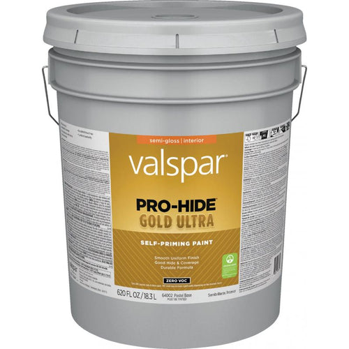 Valspar® Pro-Hide® Gold Ultra Interior Self-Priming Paint Semi-Gloss 5 Gallon Clear Base