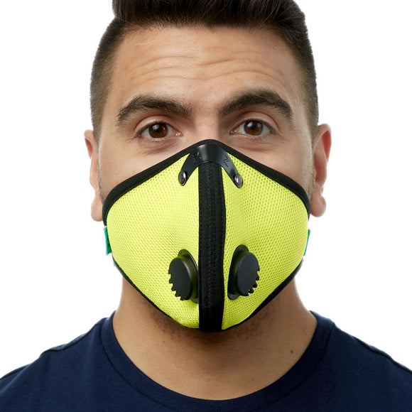 RZ Masks M2 Mesh Mask Green, Extra Large (Extra Large, Green)