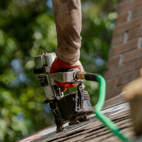 Metabo HPT Pro Bundle Coil Roofing Nailer with BONUS Impact Driver Kit
