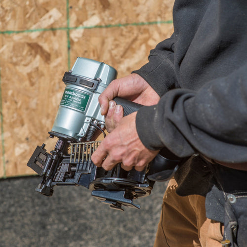 Metabo HPT Pro Bundle Coil Roofing Nailer with BONUS Impact Driver Kit