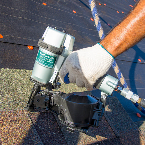 Metabo HPT Pro Bundle Coil Roofing Nailer with BONUS Impact Driver Kit