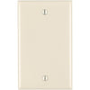 Leviton 1-Gang Standard Thermoset Blank Wall Plate, Light Almond