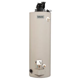 Power Vent Water Heater, Natural Gas, 50,000 BTUs, 40-Gallons