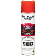 Rust-Oleum® System Water-Based Precision Line Marking Paint Fluorescent Red