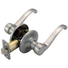 Design House  Scroll 2-Way Passage Door Lever in Satin Nickel, 2-Pack