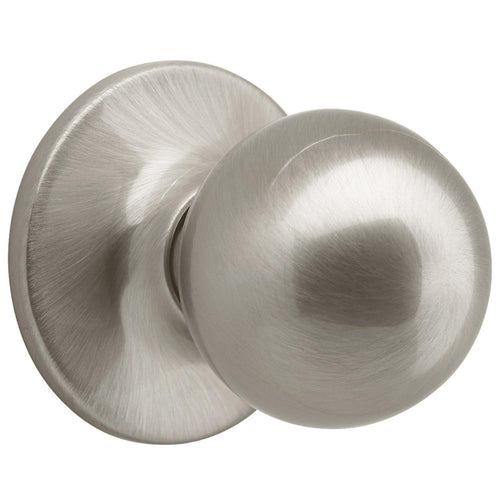 Design House Ball Dummy Door Knob in Satin Nickel
