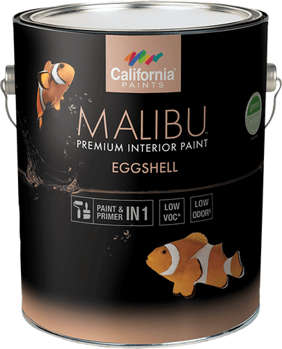 California Products Malibu Premium Interior Paint Eggshell Neutral Base  - 1 Gallon