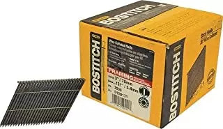 Bostitch 2,000-Qty 3 X .131 Smooth Shank 28 Degree Wire Collated Full Round Head Stick Framing Nails