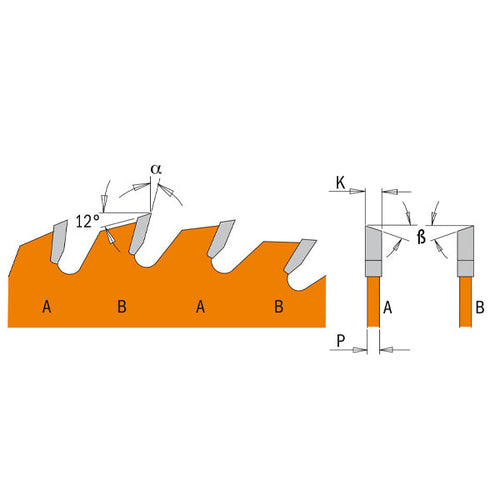 CMT P07040-X10 ITK Plus Finish Saw Blade Masterpack, 7-1/4 x 40 Teeth, 10° ATB+Shear Wi