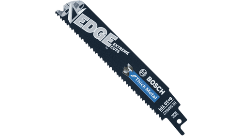 Bosch 5 pc. 6 In. 8/10 TPI Edge Reciprocating Saw Blades for Thick Metal Share with