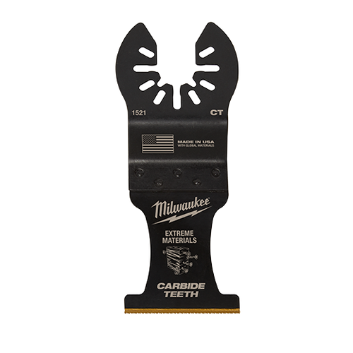 Milwaukee® Open-Lok™ 1-3/8 Titanium Enhanced Carbide Teeth Multi-Material Blade 1pk