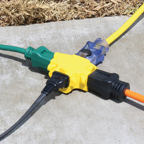 Prime 3-Outlet 90° Power Block Adapter