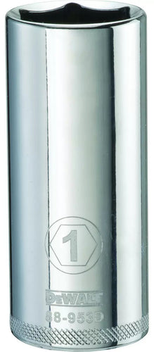 DeWalt 1/2 in Drive 6 pt Deep Socket 1 in