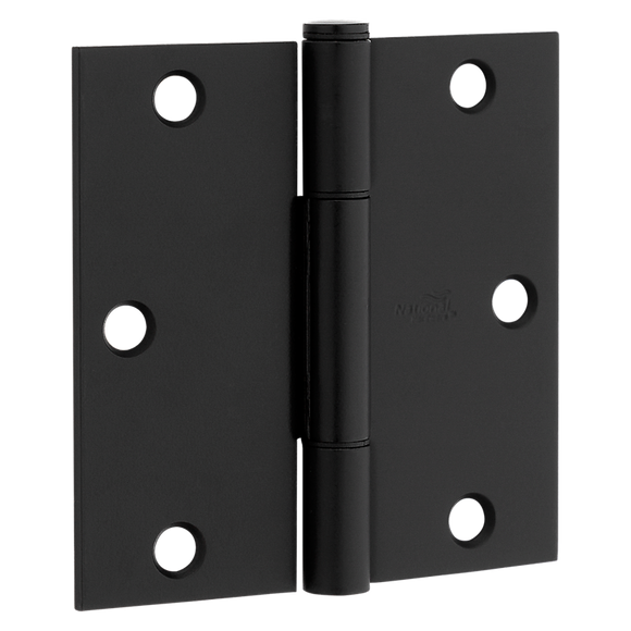 National Hardware Squeak Guard Door Hinges Square Corner 3.5