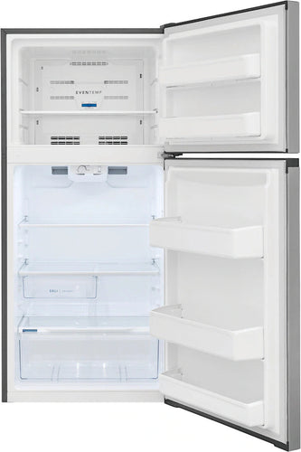 Frigidaire 13.9 Cu. Ft. Top FFHT1425VV Brushed Steel Freezer Refrigerator
