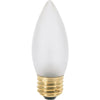 Satco 25W Frosted Soft White Medium B11 Incandescent Torpedo Blunt Tip Light Bulb (2-Pack)