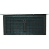 Witten PMD-1 8 In. x 16 In. Black Manual Foundation Ventilator with Damper and Lentil