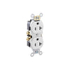 Leviton 20 Amp Duplex Receptacle/Outlet Commercial Grade Self-Grounding