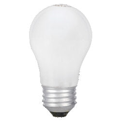 Sylvania Incandescent A15 Bulb Shape White Medium Aluminum Base 15Watt 120Volt