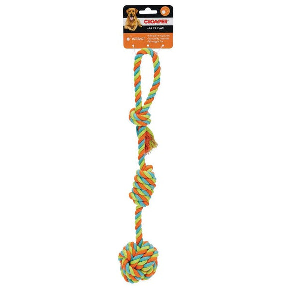 Boss PetEdge Chomper Rope Fist Tug Dog Toy