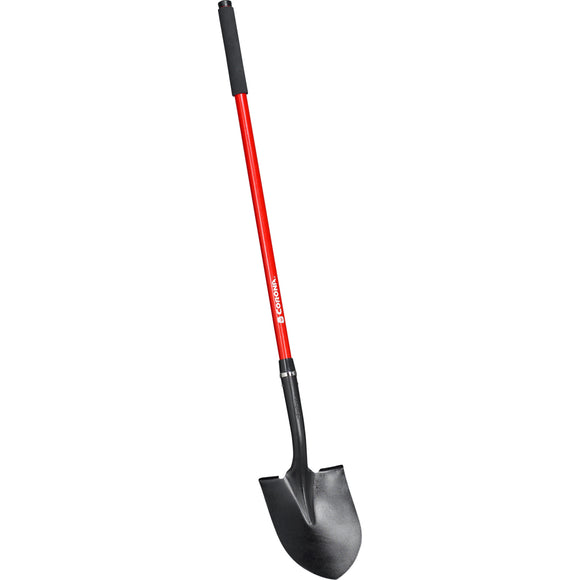 Corona Round Point Shovel 15-Gauge Fiberglass Handle