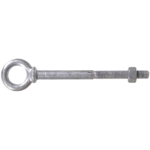 Hillman Group Hardware Essentials Eye Bolt with Hex Nut Hot Dipped Galvanized Shoulder Pattern