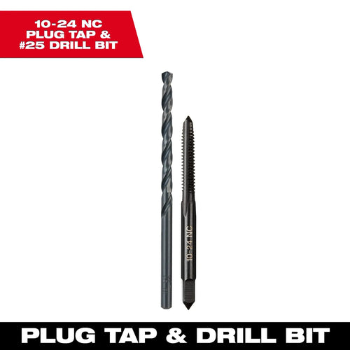 MILWAUKEE® Straight Flute Plug Tap & Drill Bit