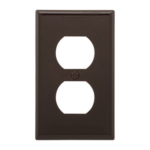 Eaton Duplex Receptacle Wallplate 5132B-BOX