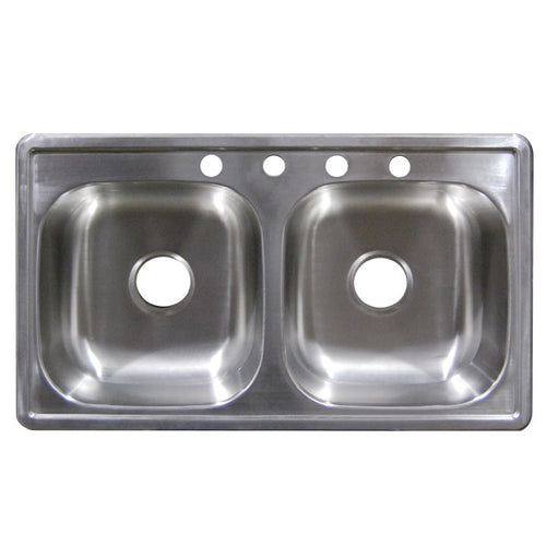 Brokering Solutions Sinks Stainless Steel Sink Double Bowl Top Mount
